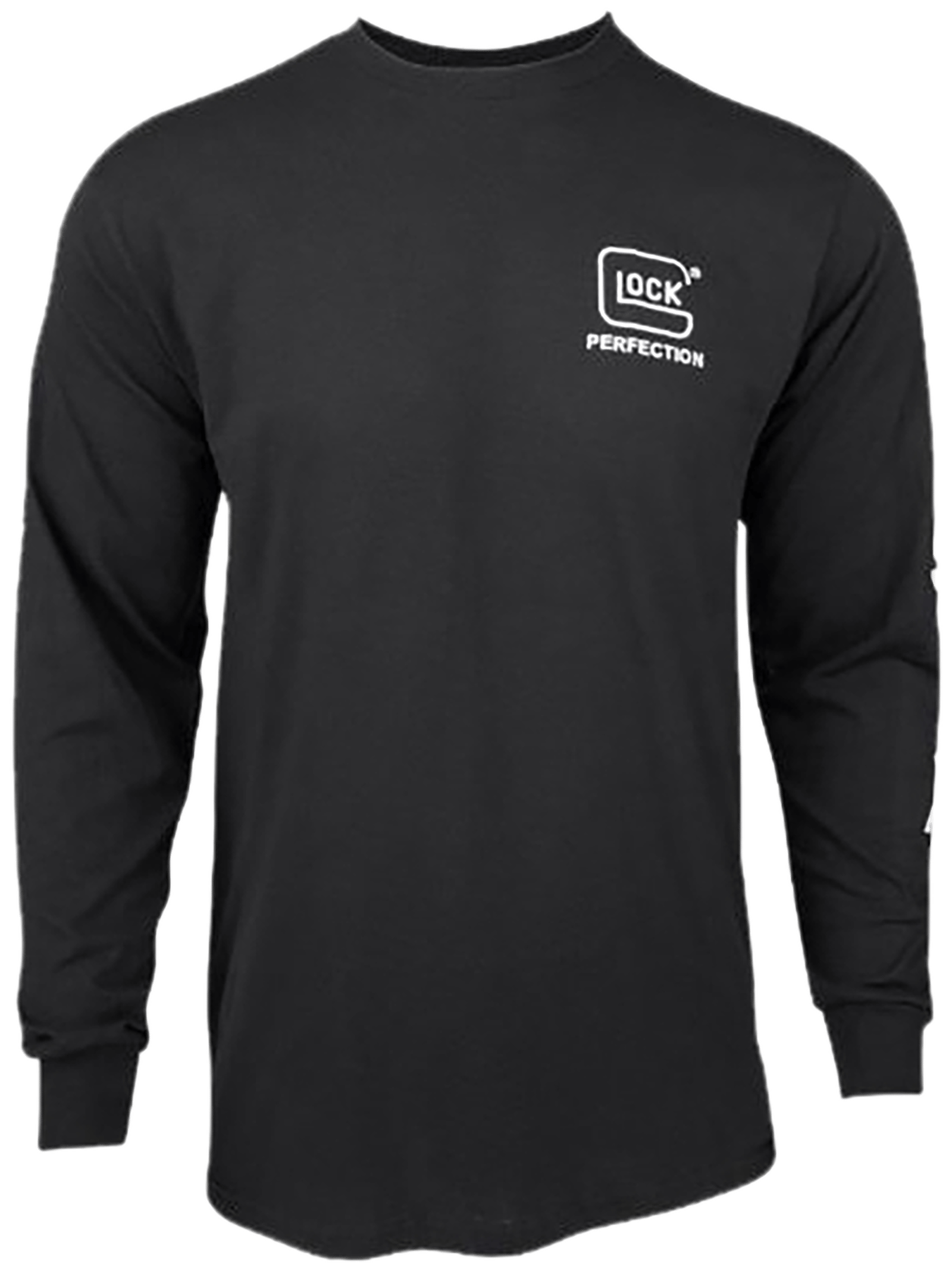 Glock AP96102 Perfection Long Sleeve Tee Black Pre-Shrunk Cotton Long Sleeve 2XL