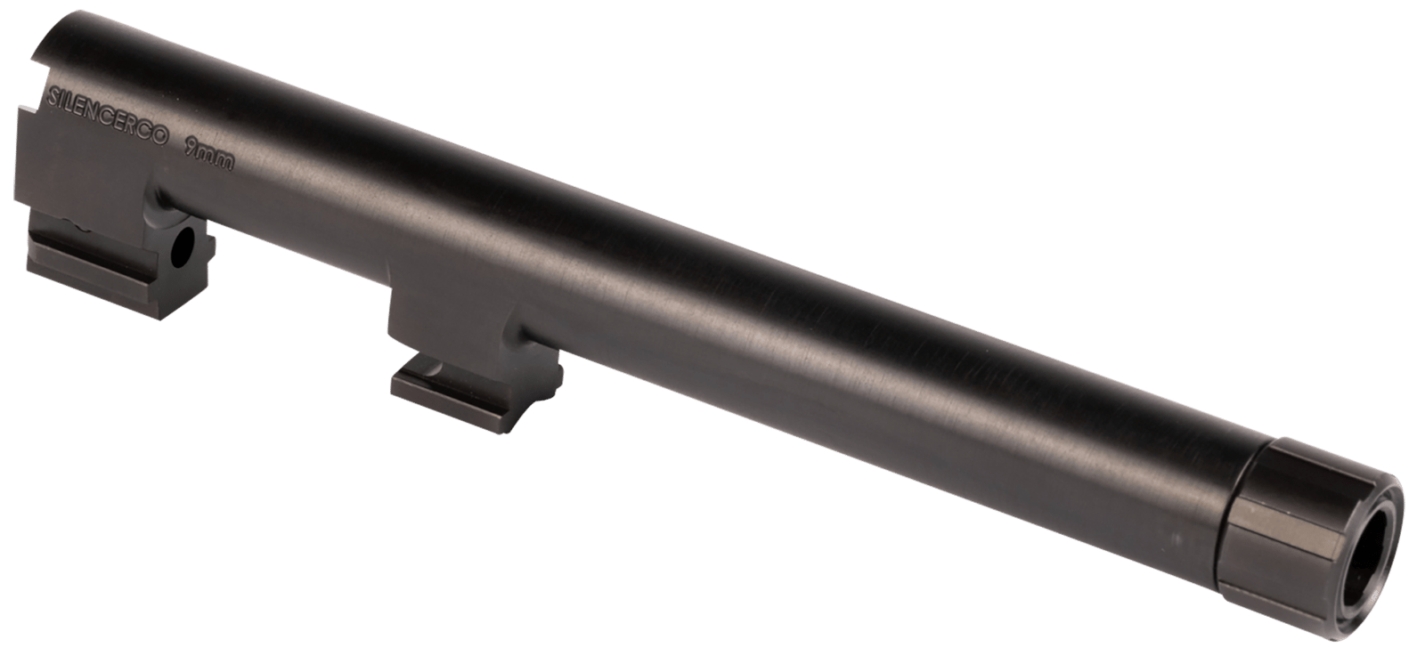 SilencerCo AC2291 Beretta  9mm Luger 5.30" Threaded Black Nitride Stainless Steel, Fits Beretta 92FS/M92x