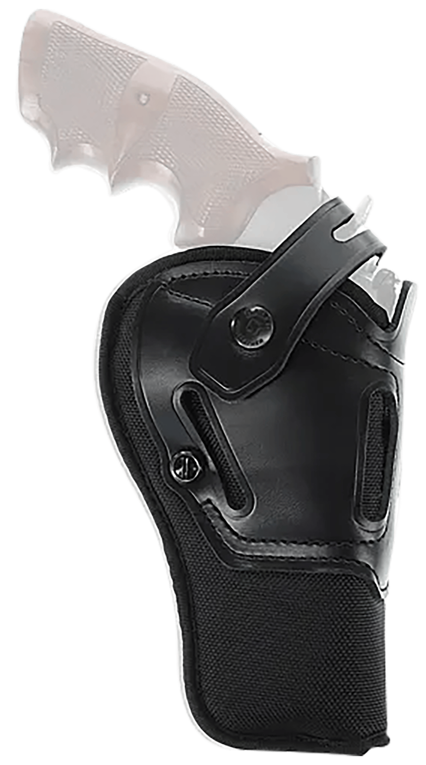 Galco SA845RB Switchback Strongside Crossdraw Belt Black Hybrid Leather-Synthetic Fits Arex Delta L Ambidextrous