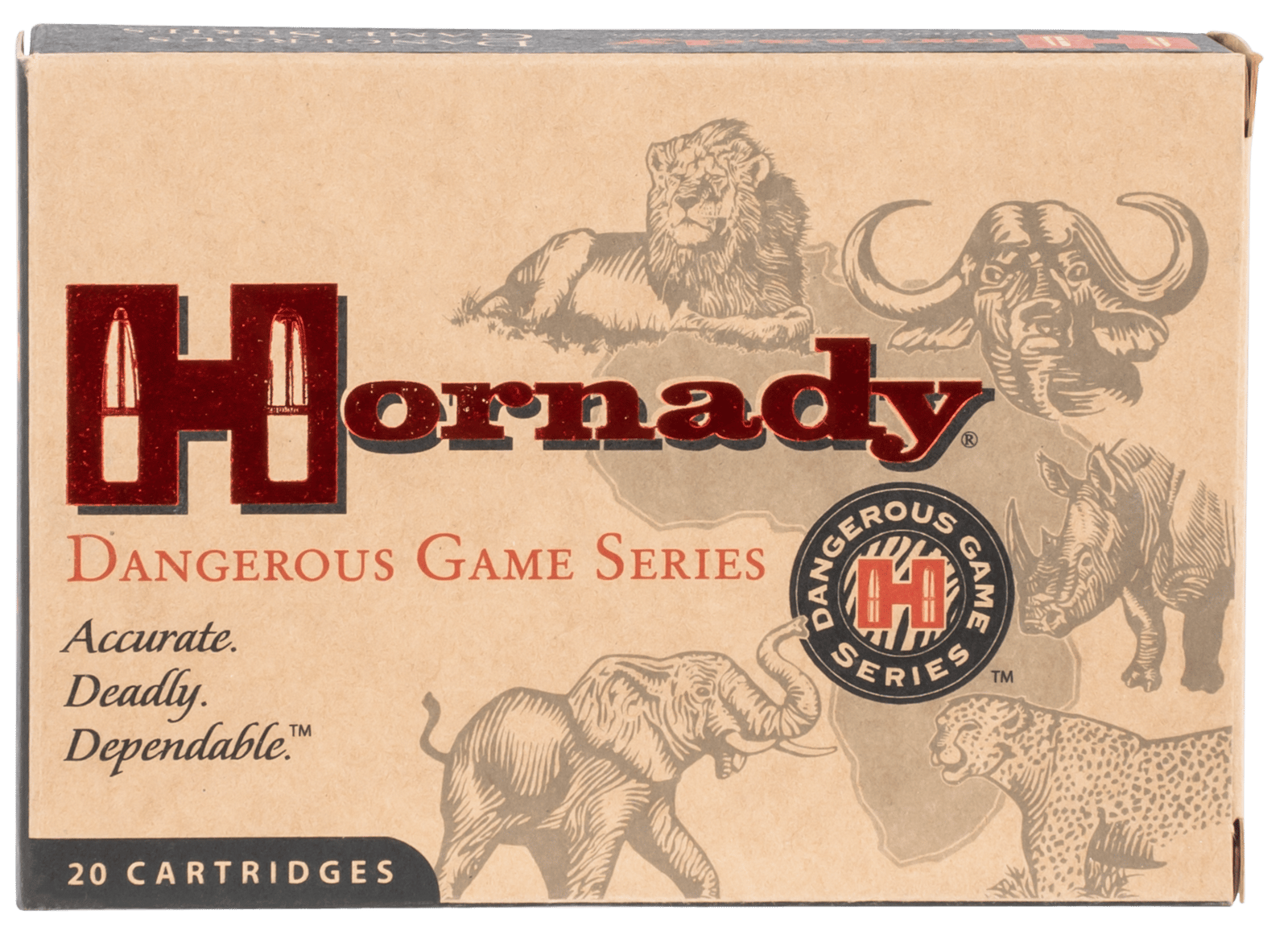 Hornady 8242 Dangerous Game  450-400NitroExpress 400gr Dangerous Game Solid 20 Per Box/6 Case