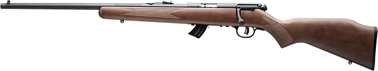 Savage Arms 50702 Mark II GL Youth 22 LR 10+1 19" Matte Black Sporter Barrel, Matte Black Drilled & Tapped Carbon Steel Receiver, Satin Brown Fixed Wood Stock, Left Hand