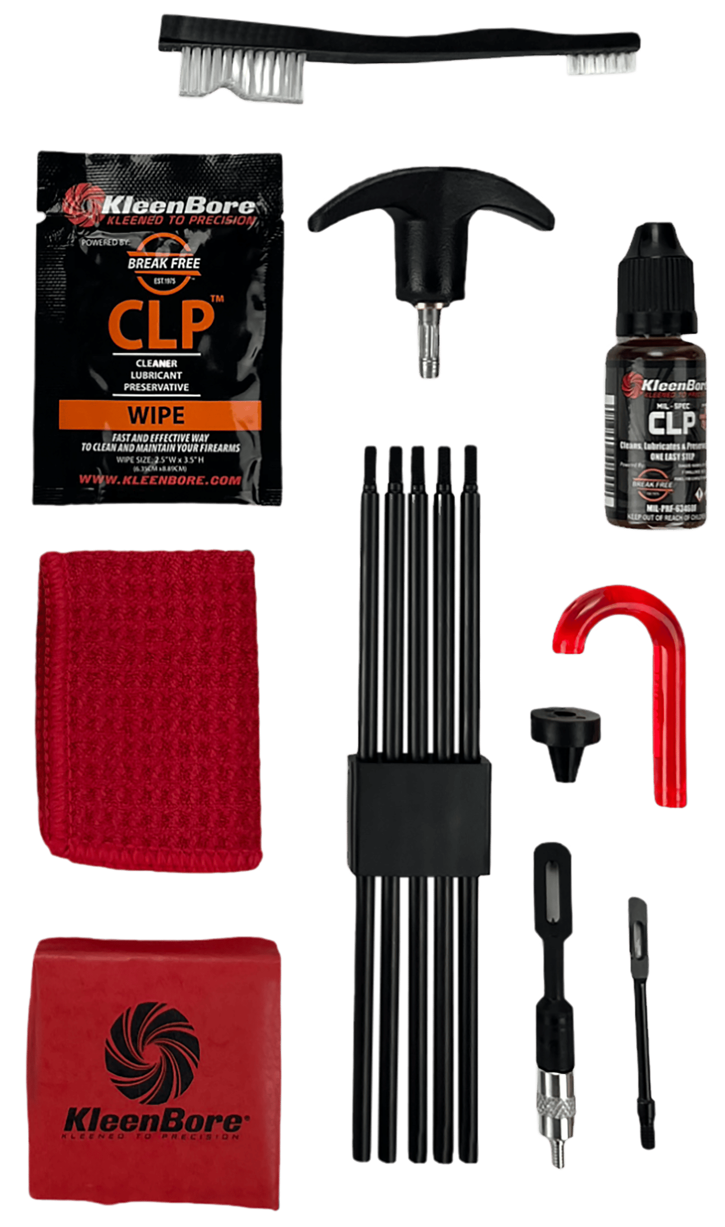 KleenBore UK213 Universal Cleaning Kit .22 Cal-12 Gauge Handguns/Rifles/Shotguns