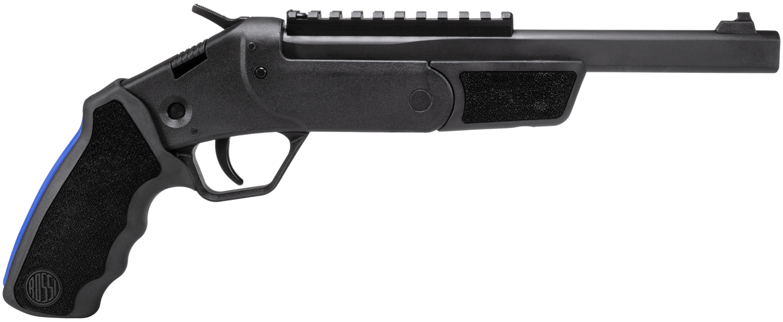 Rossi SSPB9-BK Brawler  45 Colt (LC)/410 Gauge 1rd 9", Black, Textured Rubber Grips, Optic Mount