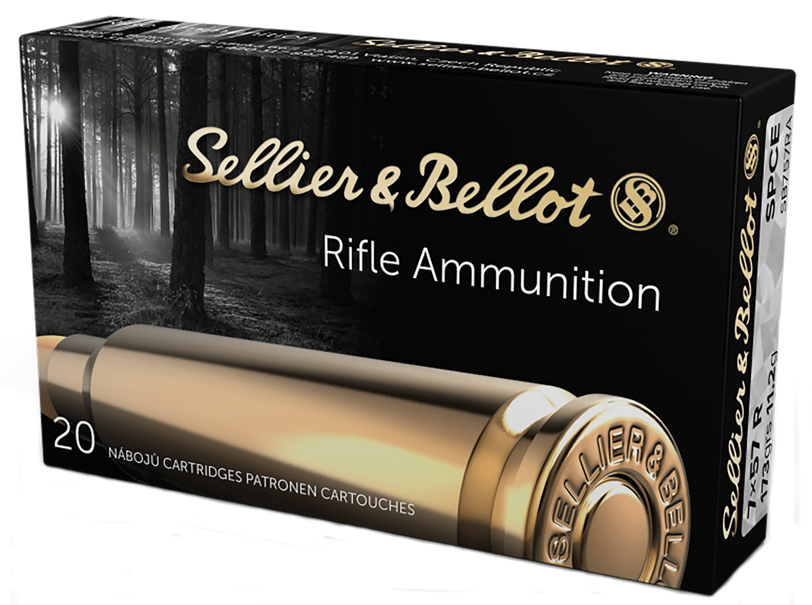 Sellier & Bellot SB757RA Rifle  7x57R 173gr Soft Point Cut Through Edge 20 Per Box/20 Case