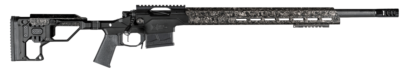 Christensen Arms 8010300200 Modern Precision  6.5 Creedmoor 5+1 22" Threaded Carbon Fiber Barrel, Black Nitride Finish, Black Anodized with Folding Stock, Polymer Grip