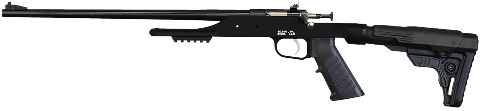 Keystone KSA2180LH Precision 6061 Overlander Pack Rifle 22 LR Single Shot 16.12" Carbon Fiber Threaded Barrel, Black Anodized Picatinny Rail Aluminum Receiver, Aluminum/Carbon Fiber Adjustable Skeleto