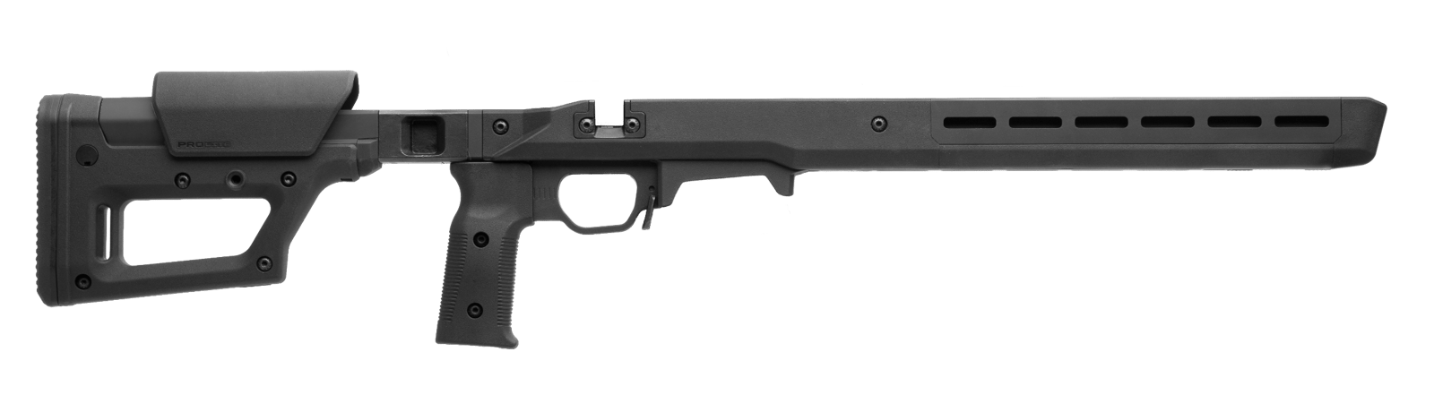Magpul MAG1199-BLK Pro 700 Lite SA Black Adjustable Synthetic Stock with Aluminum Chassis & Interchangeable Grips for Remington 700 Short Action Ambidextrous