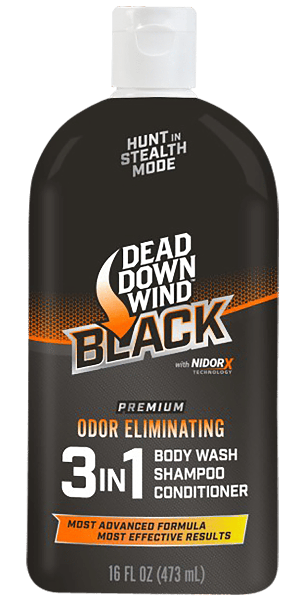Dead Down Wind 127160 Black Premium 3-in-1 Combo Odor Eliminator 16 oz Squeeze Bottle