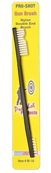 Pro-Shot M16 Gun Brush  M4/M16 Double Ended Brush Nylon Bristles