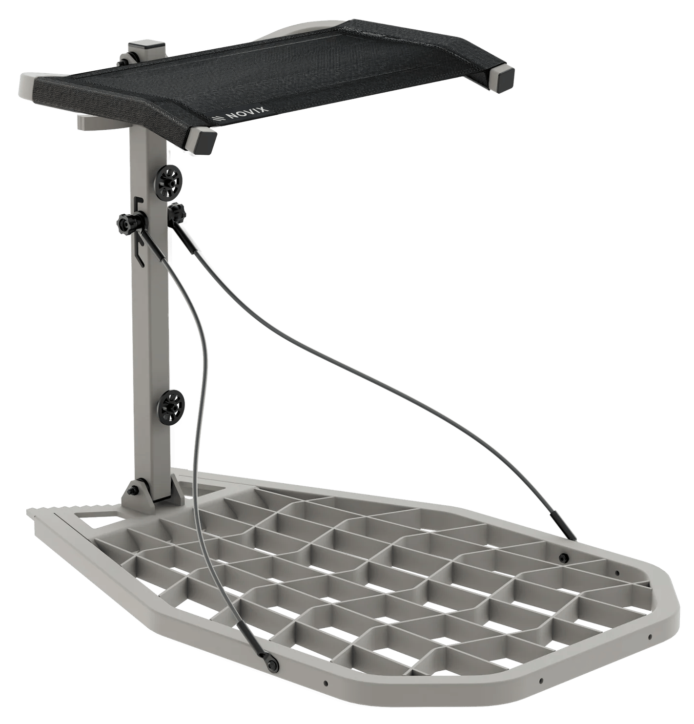 NOVIX NX-RHO Raider Hang On Treestand Classic Aluminum