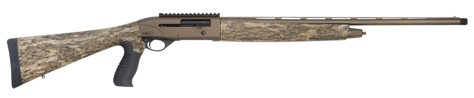 TriStar 24164 Viper G2     28 Gauge Semi-Auto 2.75" 5+1 24" Vent Rib w/ Matted Sight Plane Barrel Forend Receiver Bronze/Deep Blue Cerakote Receiver Camo Semi-Gross Turkish Walnut Stock