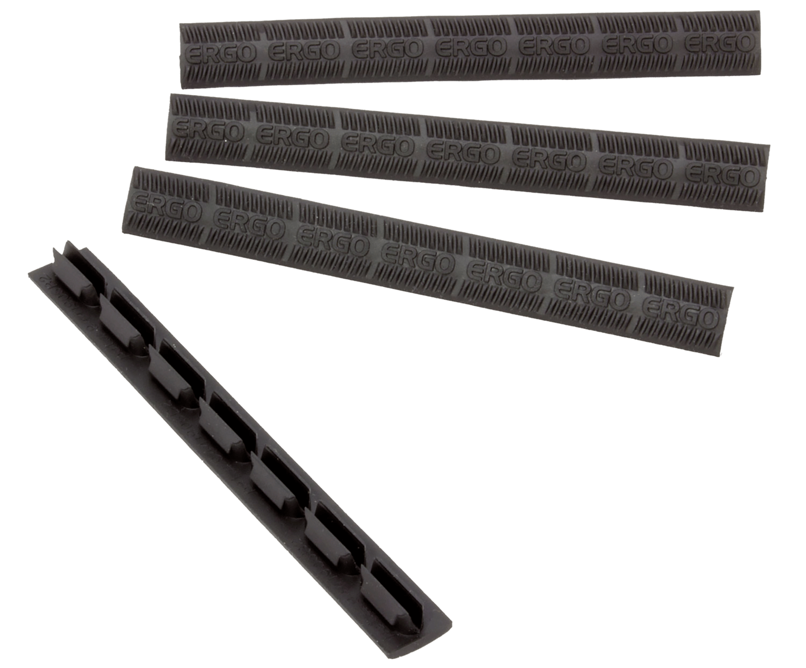 Ergo 4332BK WedgeLok Slot Cover  Black Rubber, 4 Slot Low Profile w/Aggressive Texture 4 Per Pack