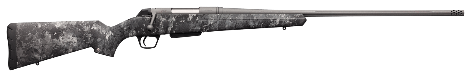 Winchester Guns 535776208 XPR Extreme Hunter 223 Rem 5+1 Cap 22" MB Tungsten Gray Cerakote Rec TrueTimber Midnight Stock Right Hand MOA Tigger System (Full Size) No Sights
