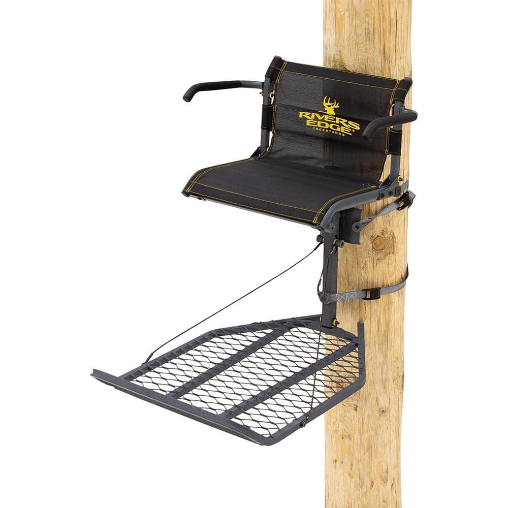 Rivers Edge Lounger Hang-On Treestand Black