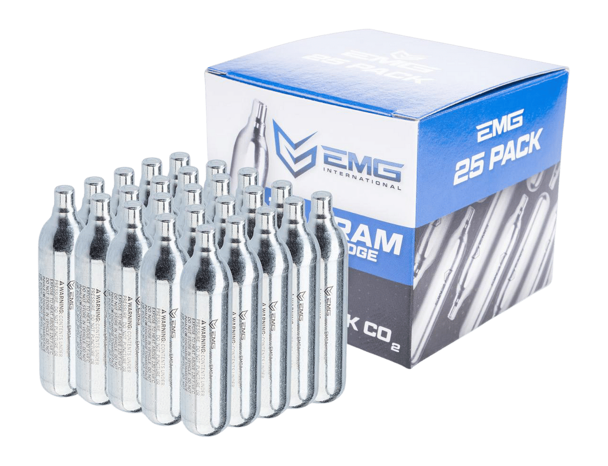SOFTAIR 13975   EMG 12 GRAM CO2 CARTRIDGE 25 COUNT