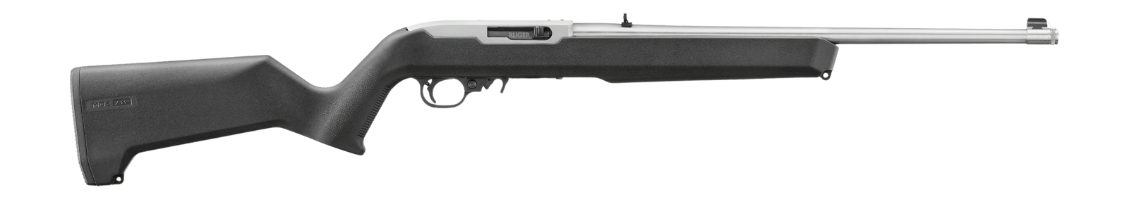 Ruger 32023 10/22  22 LR 10+1 18.50" Satin Threaded Stainless Steel Barrel, Drilled & Tapped Receiver, Black Magpul MOE X-22 w/M-LOK Textured Synthetic Stock