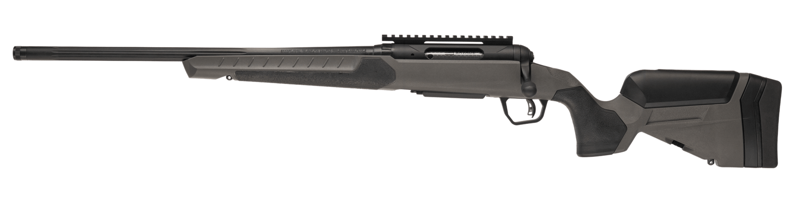 Savage Arms 32556 110 Core Hunter 308 Win 4+1 20" Fluted Barrel, Flat Dark Gray AccuStock w/AccuFit V2 Synthetic Stock, Left Hand