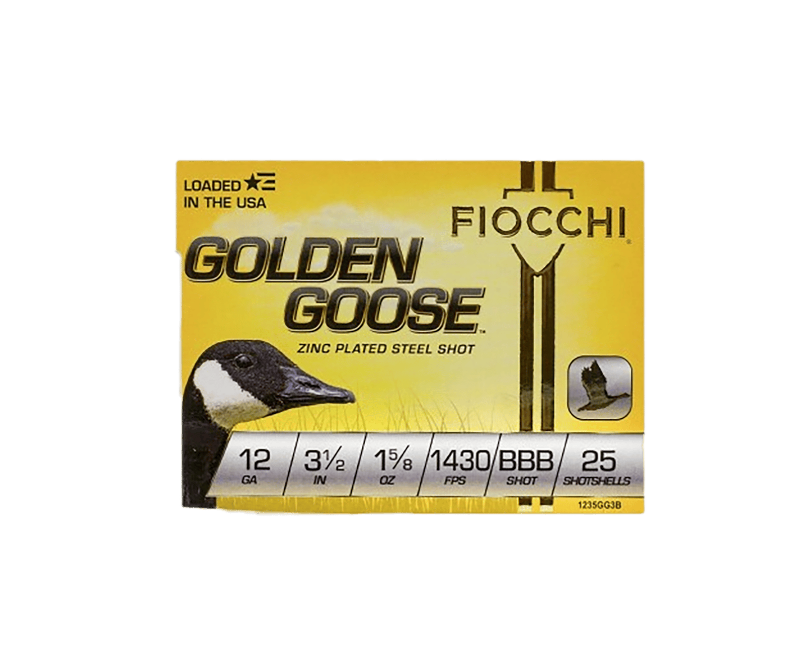 Fiocchi 1235GG3B   12Gauge 3.50" 1 5/8oz 25 Per Box/10 Case