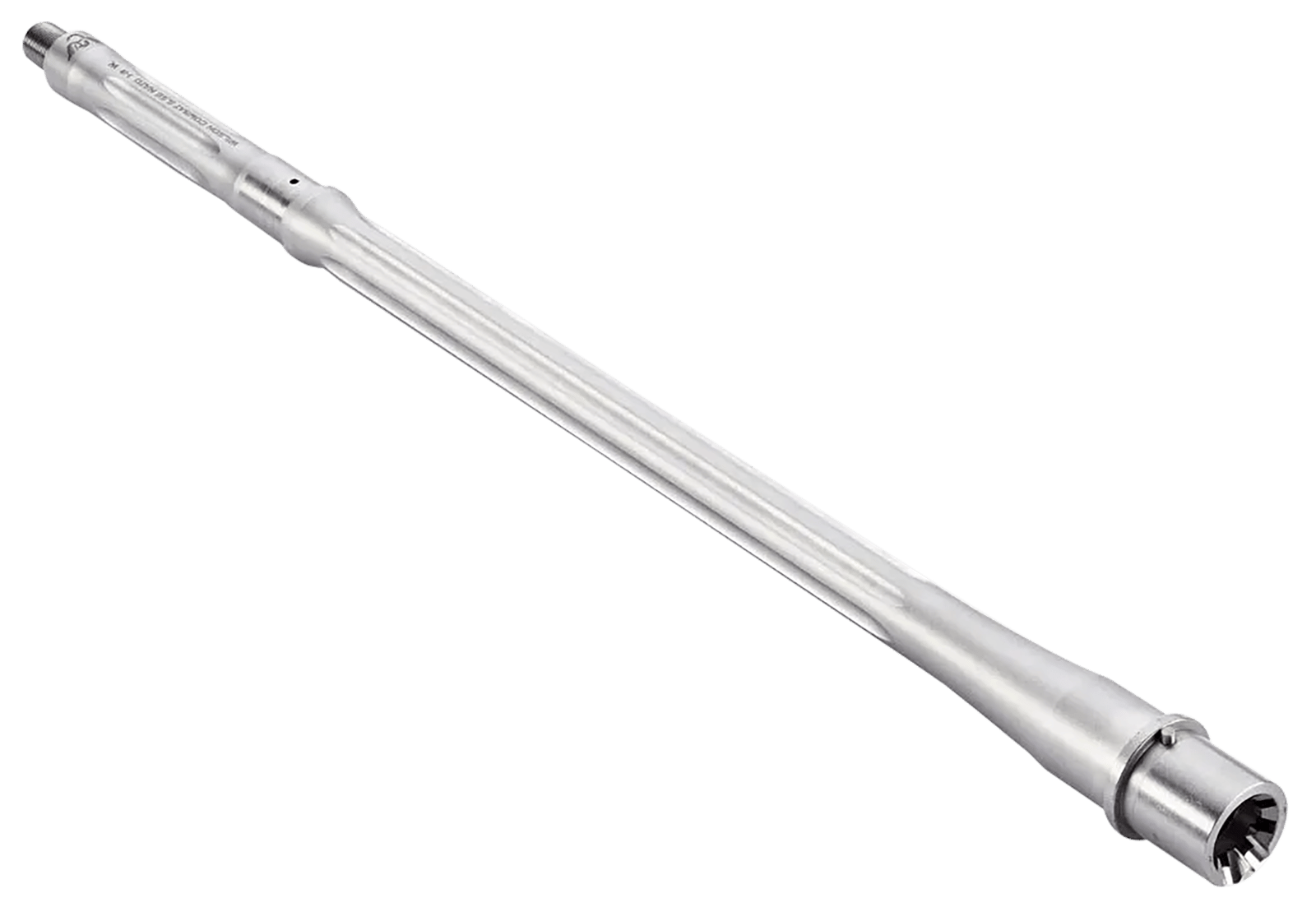 Wilson Combat TR556RCRG18FT8 Match Grade Barrel  5.56x45mm NATO 18" Stainless Bead Blasted Finish 416R Stainless Steel Material Rifle Length with Recon Tactical Profile, Fluting & 1:8" Twist for AR-15