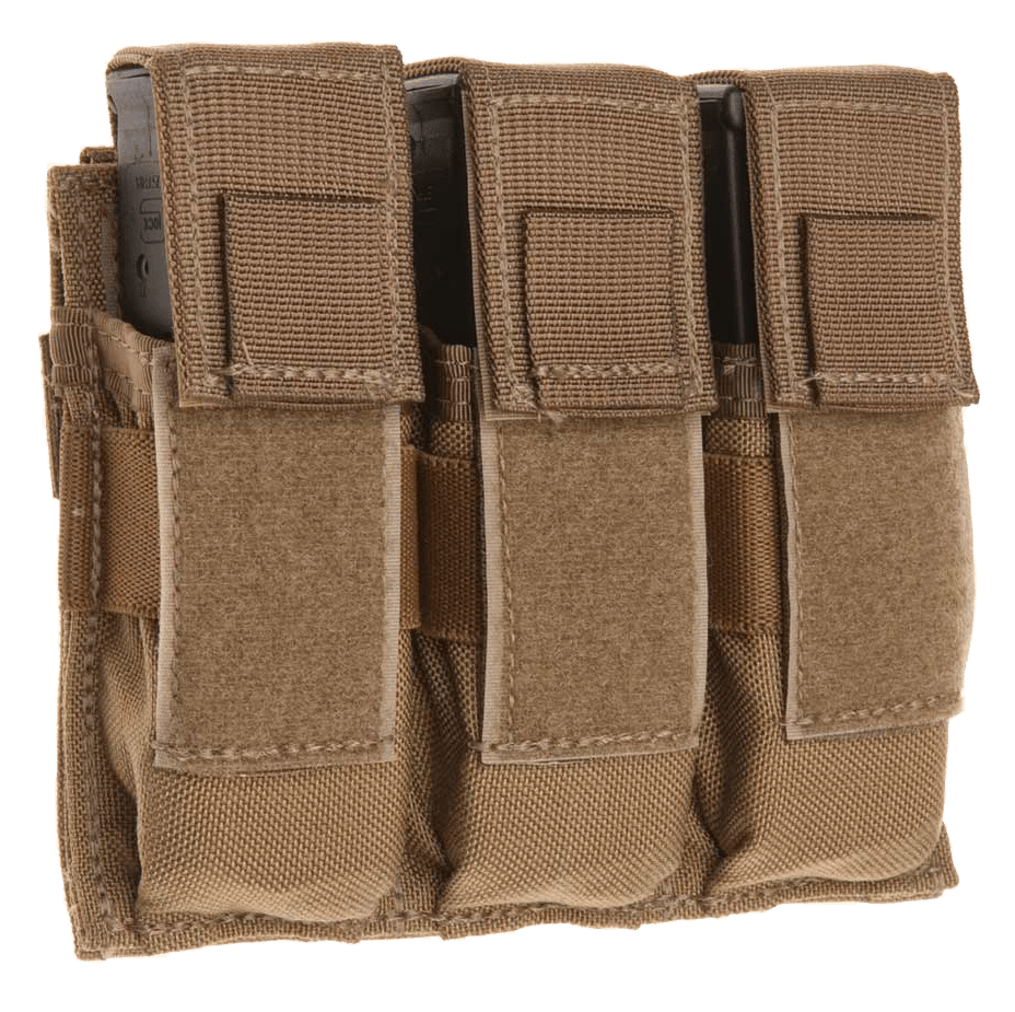 Tacshield T3603CY Universal Triple Pistol Triple Coyote 1000D Nylon