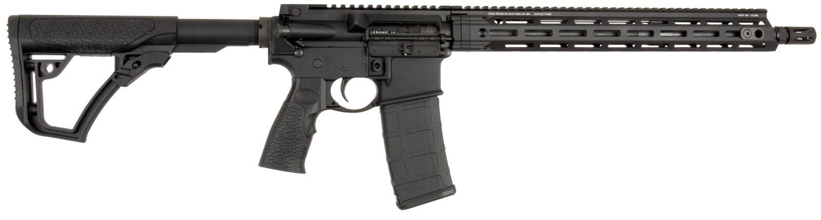 Daniel Defense 0212802081055 DDM4 V7 *CA Compliant 5.56x45mm NATO 16" 10+1 Black Hard Coat Anodized 6 Position w/SoftTouch Overmolding Stock
