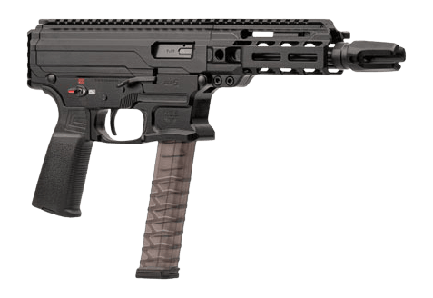 Panzer Arms PAARP9PCCB ARP9 9mm Luger 33+1 6.50" Black Barrel, Black Aluminum Receiver w/Picatinny Rail, Rear Picatinny Rail, Black Polymer Grip, Ambidextrous