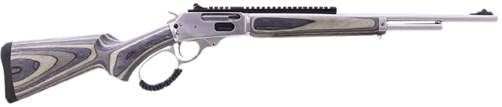Rossi 950444189LW R95  444 Marlin 5+1 18" Matte Stainless Threaded Barrel, Stainless Polished Stainless Steel Receiver, Fixed Laminate Stock