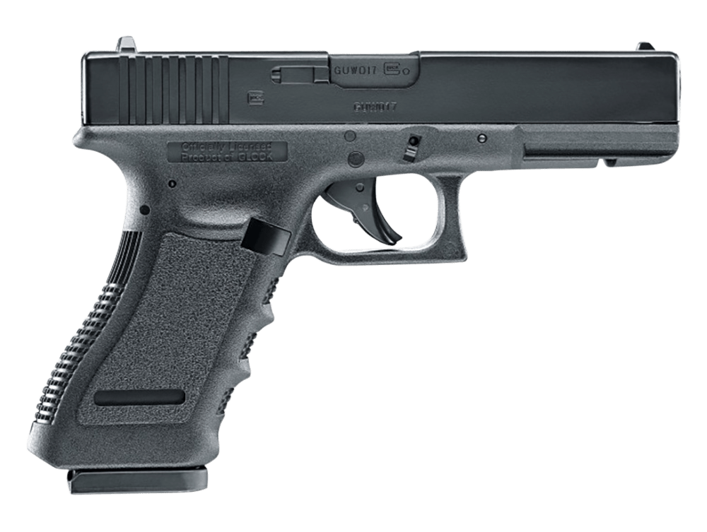 Umarex 2255208 Glock 17 Gen3 CO2 177 BB 18+1 4.48" Black Polymer Grips