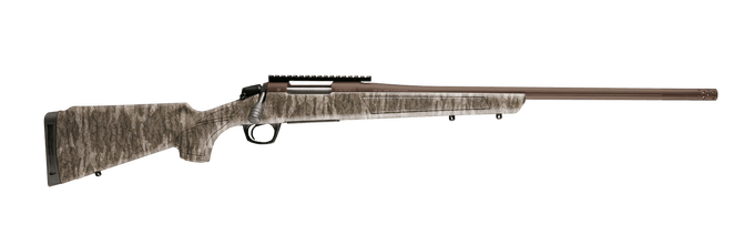CVA CR3981MOBL Cascade XT 6.5 Creedmoor 4+1 22" Midnight Bronze Cerakote Fluted Threaded Steel Barrel & Receiver w/Picatinny Rail, Mossy Oak Bottomland Adjustable Synthetic Stock, Right Hand