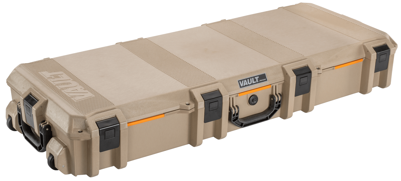 Pelican VCV730 Vault Tactical 44" Tan Polymer 2 Rifles w/Wheels