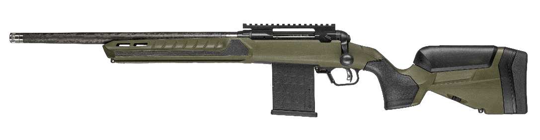 Savage Arms 32943 110 UltraLite Predator 6mm ARC 10+1 18" Carbon Fiber Barrel, Arca Rail Forend, Hunter Green AccuStock w/AccuFit V2 Synthetic Stock, Left Hand