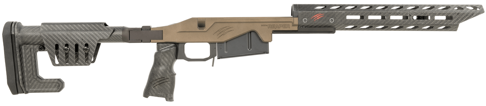 Fierce Firearms LACHSBZ  Chassis Kit Bronze Fits AR-15 Long Action