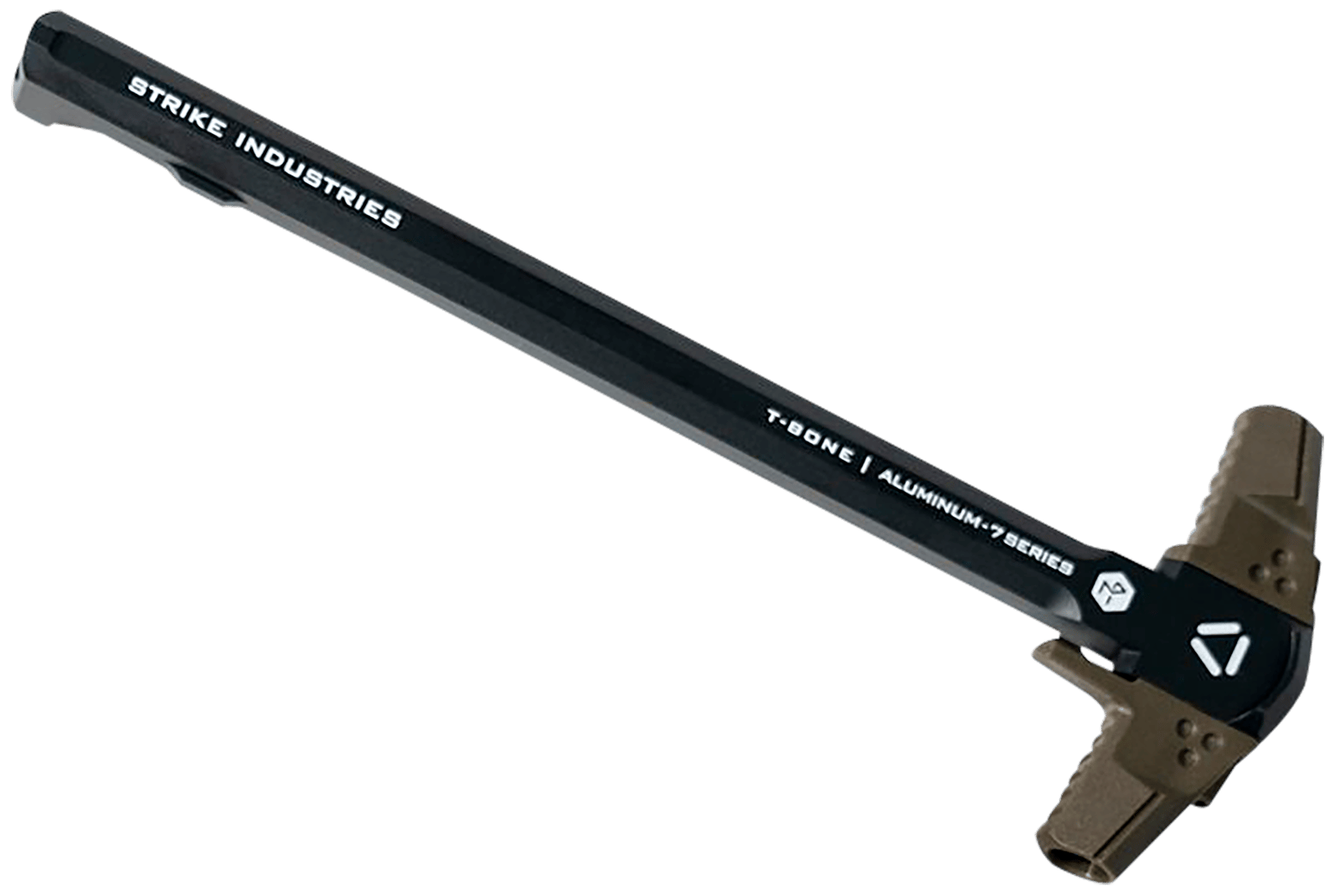Strike Industries AR-TBCH-223-BK-OD T-Bone Charging Handle .223/5.56x45mm Nato OD Green Polymer Handles Aluminum Shaft for AR-15