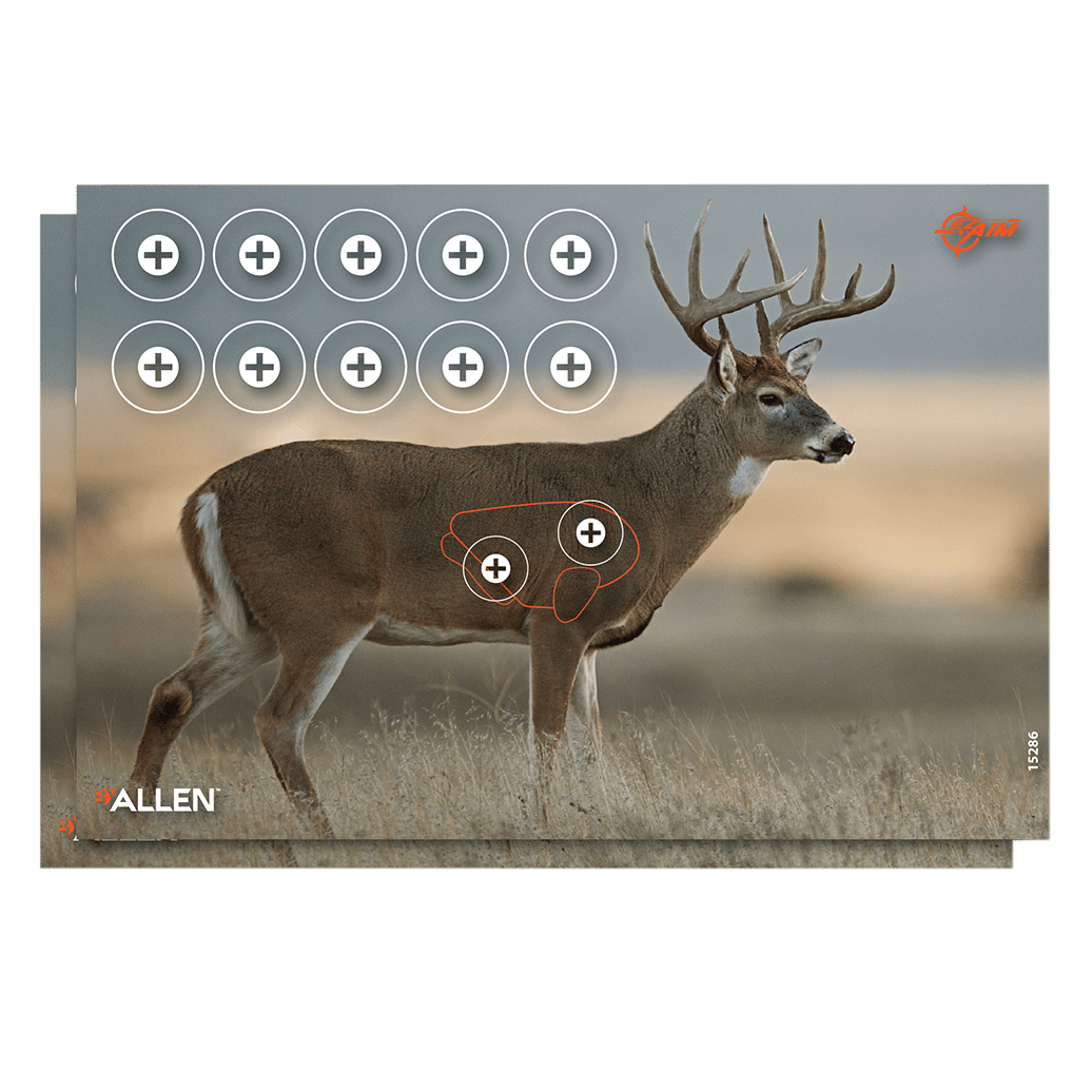 EZ-Aim 15286 Whitetail  Deer Paper Hanging 23" x 35" Multi-Color Includes Pasters 2 Per Pkg