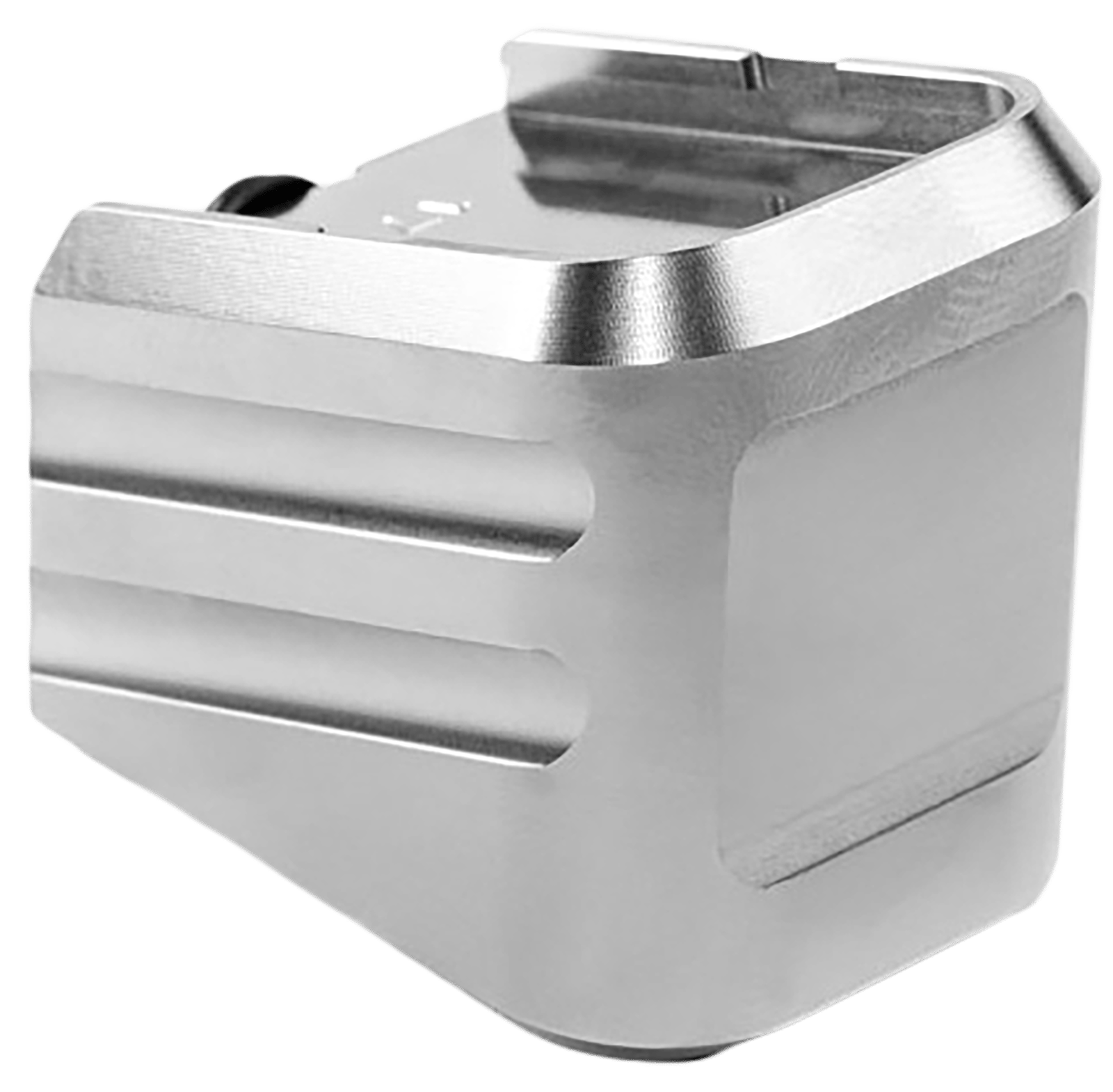 Cross Armory CRG+0MEG17SV Magazine Extension  Fits Glock 17/22/31 Gen 1-5 Silver Aluminum