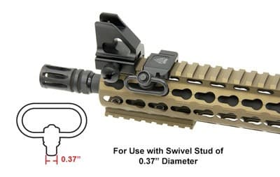 UTG SWIVEL ADAPTOR OFFSET PICATINNY ACCEPTS QD SWIVELS