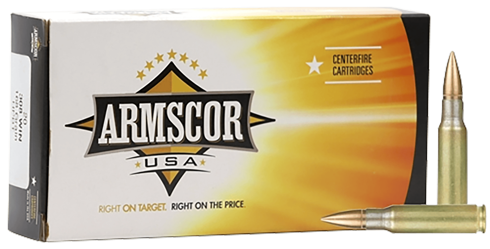 Armscor AC3082N USA  308Win 168gr Hollow Point Boat Tail 20 Per Box/10 Case