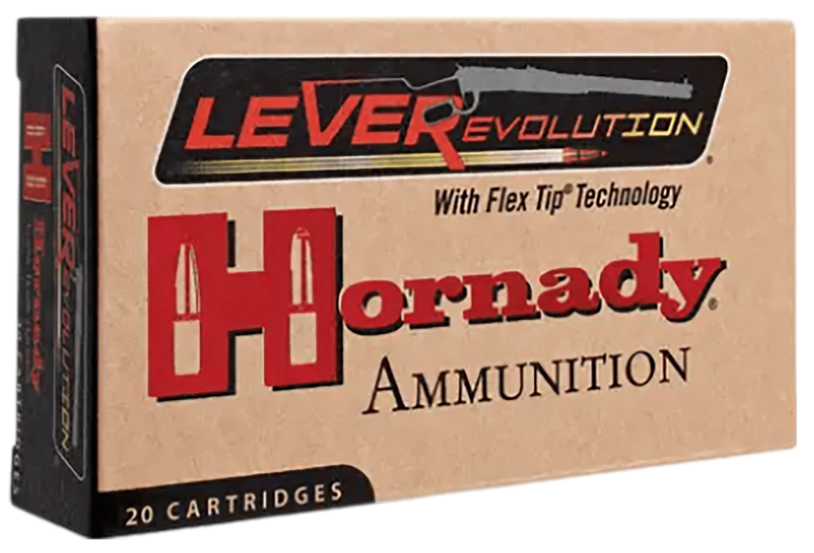 Hornady 82744 LEVERevolution  444Marlin 265gr Flex Tip eXpanding 20 Per Box/10 Case