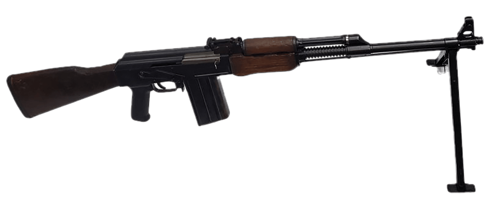Riley Defense Inc RAK308RPK RPK  308 Win 20+1 22" Blued Threaded Barrel, Blued Receiver, Fixed Wood Stock, Black Polymer Grip, Bayonet Lug, Bipod