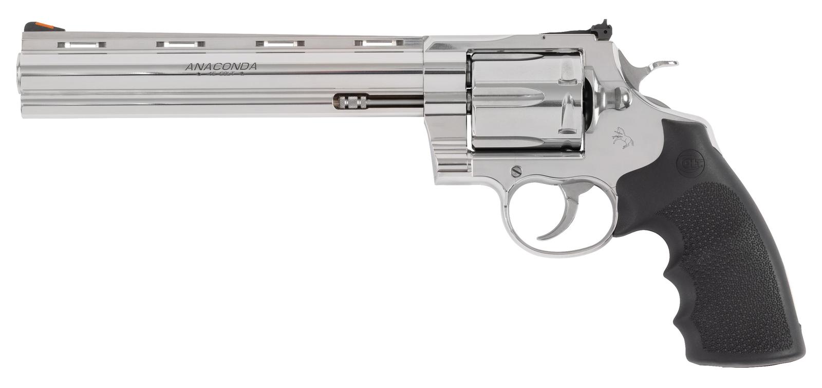 CLT ANACONDA 45COLT 8 SS AS HOGUE GRIPS 6RD