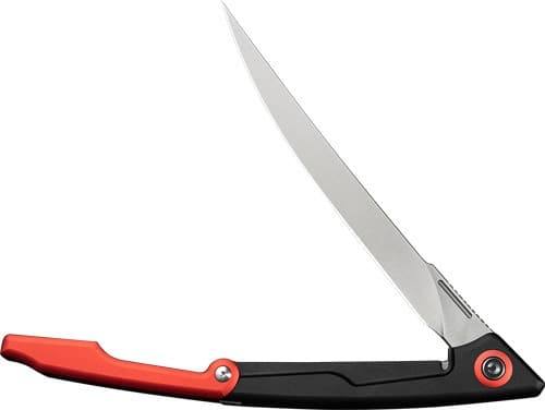 CIVIVI KNIFE SHAWKA 5.81" BLACK RED FOLDING FILLET KNIF!