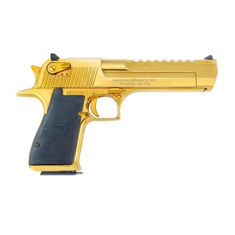 BLEMISHED Magnum Research Desert Eagle Mark XIX Handgun .357 Magnum 9rd Magazine 6" Barrel Titanium Gold