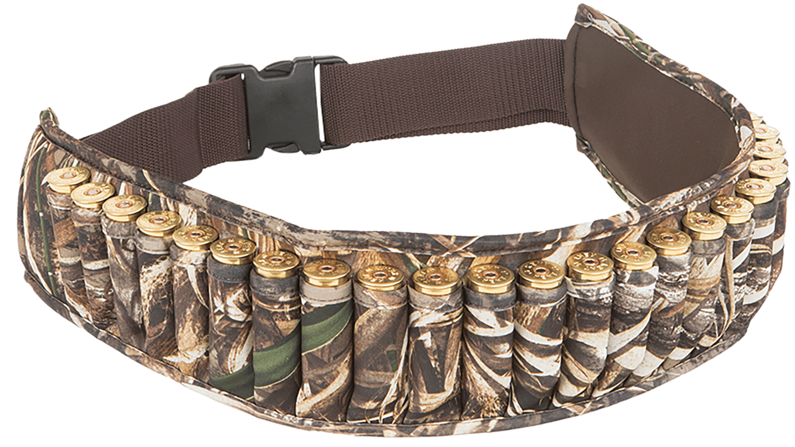 Allen 2525 Waterfowl Shotgun Shell Belt Realtree Max-4 Neoprene 25rd Shotgun Waist Mount Adjustable Belt