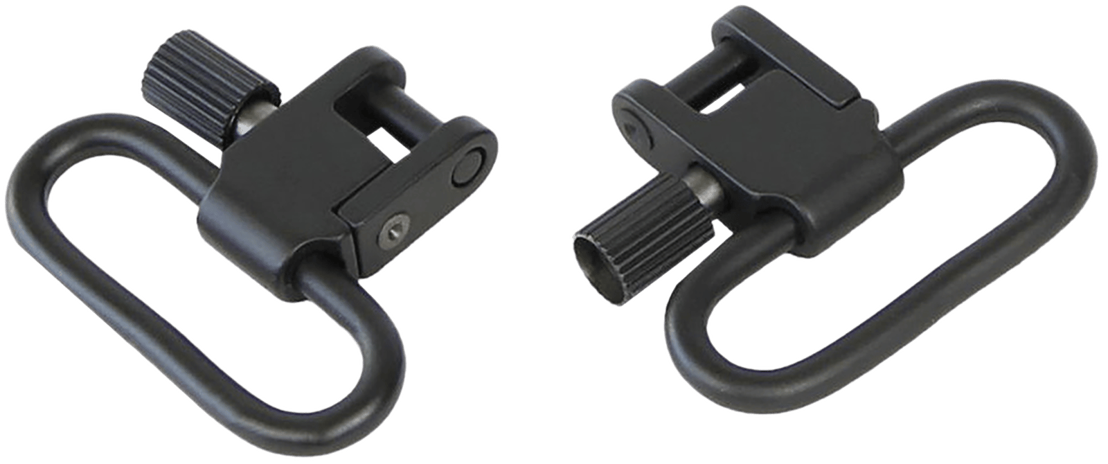Bulldog BD880 Deluxe Locking Swivel Set Black 1" Steel