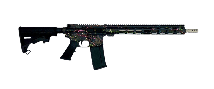 Great Lakes Firearms GL15223BLK GL15  223 Wylde 30+1 16" 4150 Nitride 15.25" M-LOK Handguard Mil-spec Polymer Grip