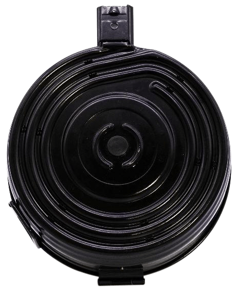Kci Usa Inc KCIMZ004S AK-47  75rd Drum 7.62x39mm Black Steel Fits AK-47/AKM Platform