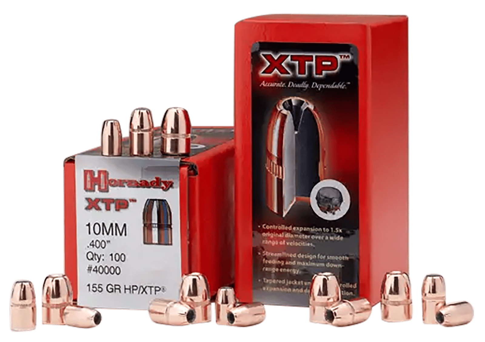 Hornady 35750 XTP  38 Cal .357 158 gr Hollow Point 100 Per Box/ 25 Case