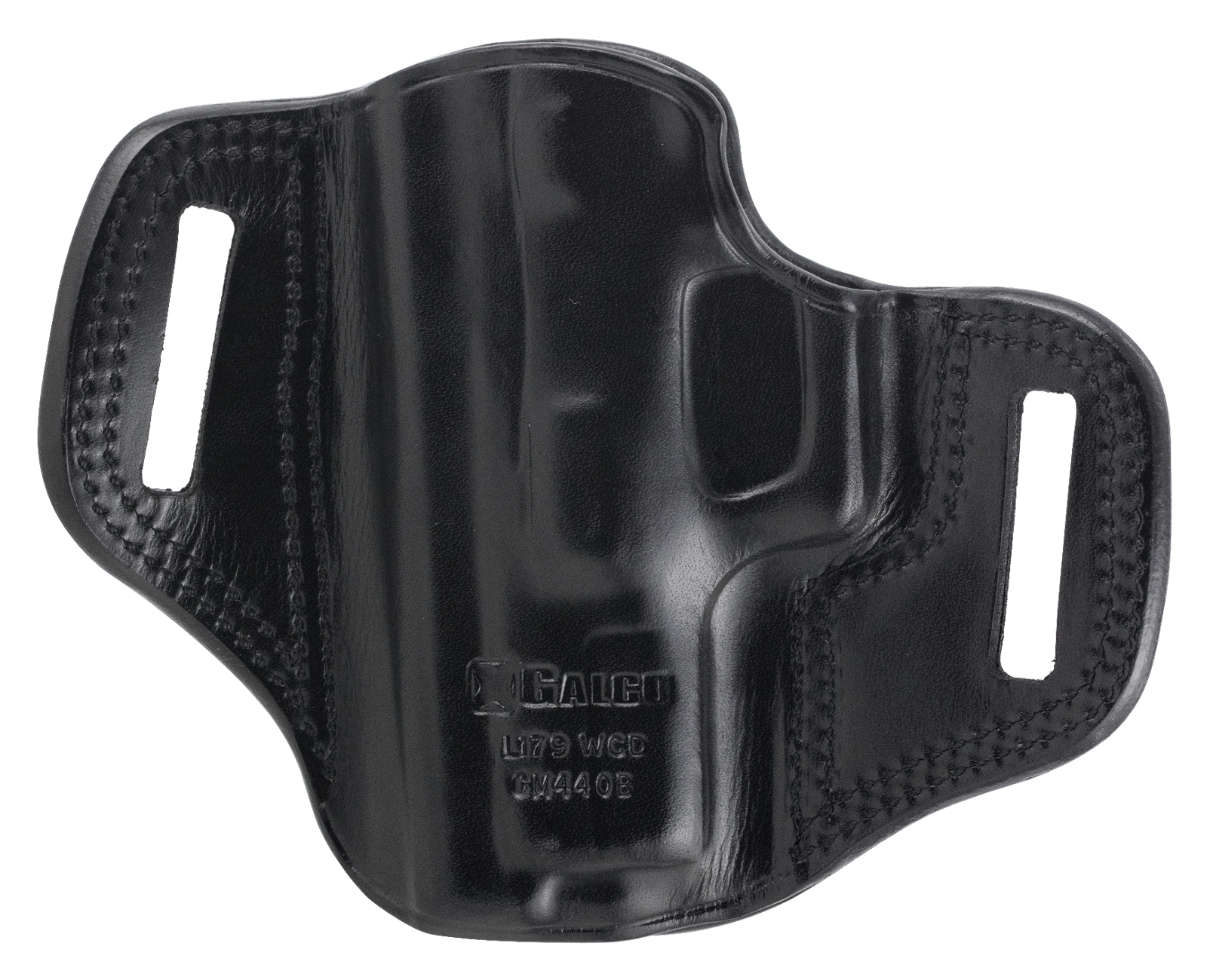 Galco CM440B Combat Master  OWB Black Leather Belt Slide Fits Springfield XD Fits Springfield XD Mod. 2 Fits Springfield XD-M Right Hand