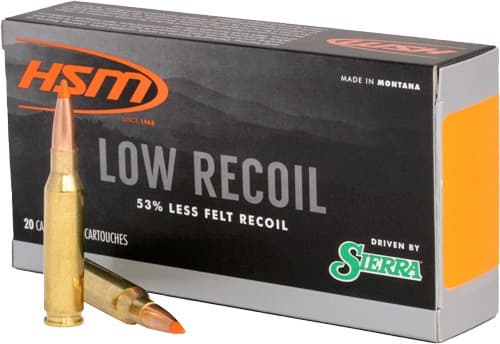 HSM LOW RECOIL 7MM REM MAG 140GR SBT 20RD 20BX/CS