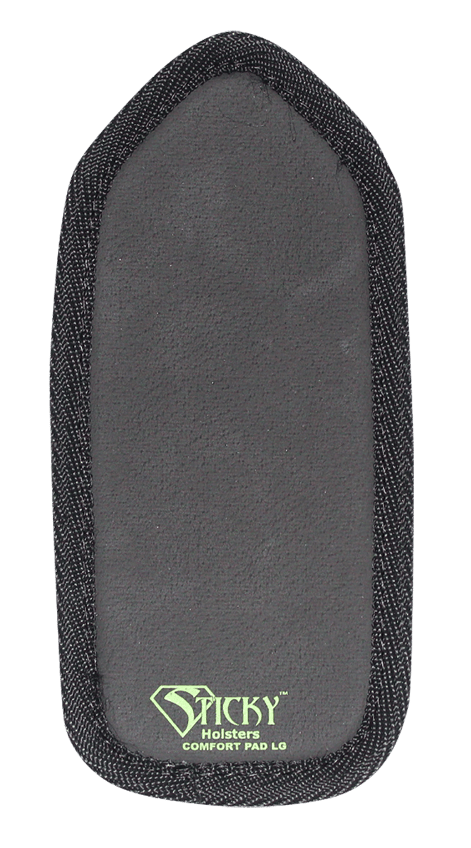 Sticky Holsters COMFORTPADLG Comfort Pad Holster Cushion IWB Size Large Black Foam Hook & Loop Ambidextrous